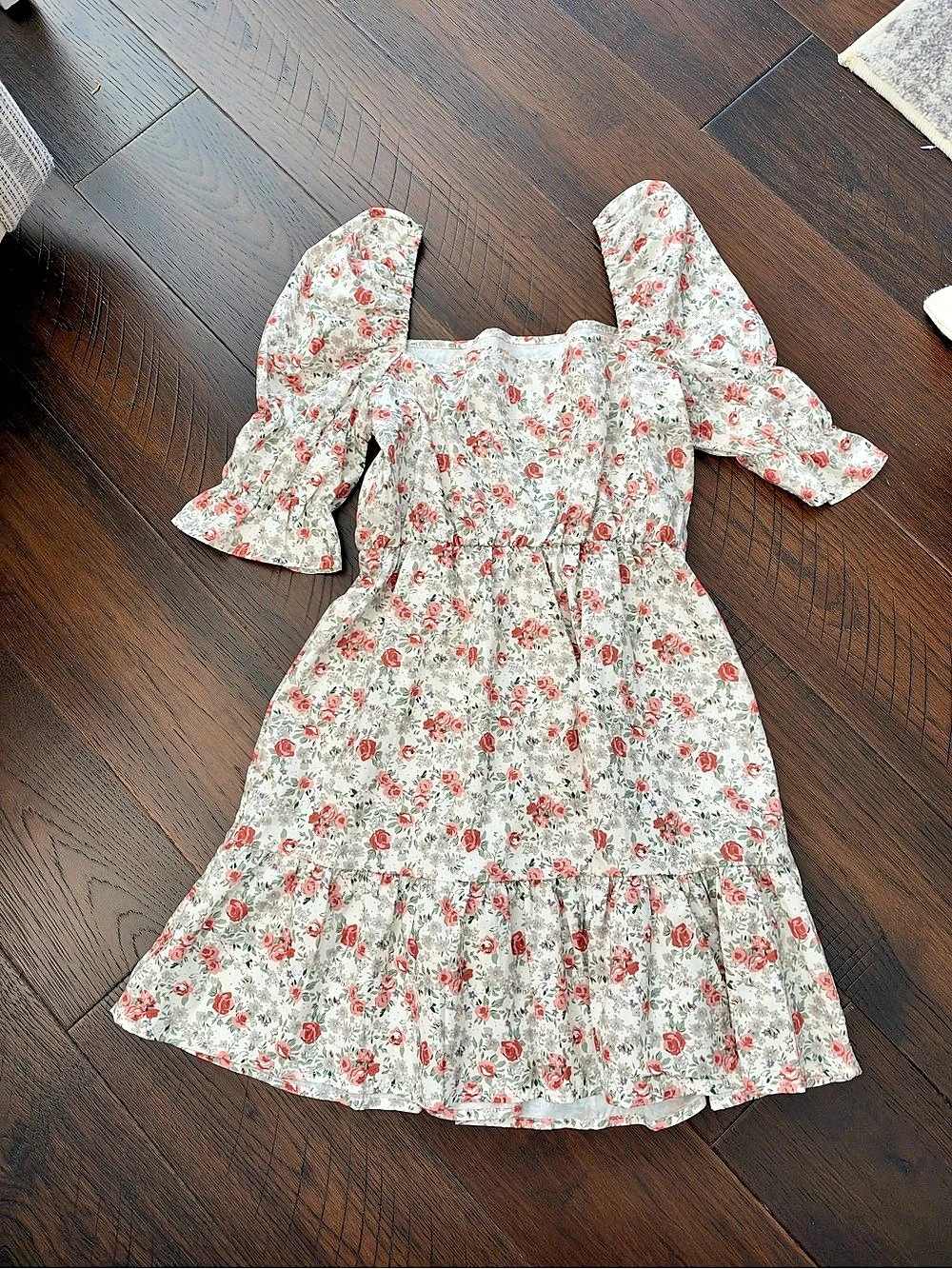 Floral Midi Dress Like New